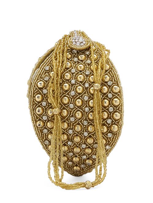 oval shaped golden clutch - 850178 - Very Small Image - 1