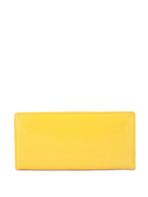 glossy yellow embossed clutch - 850671 - Very Small Image - 1