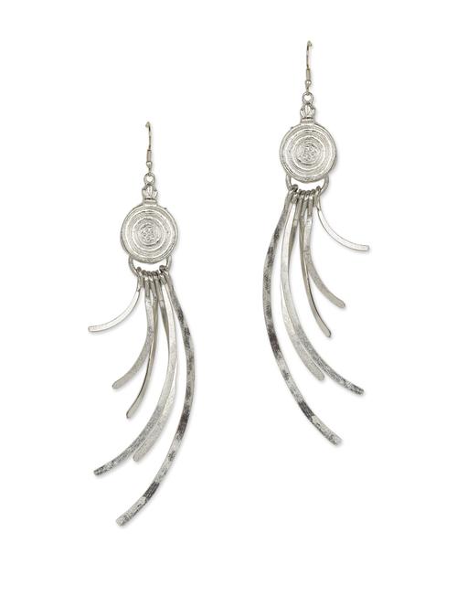 silver antique style curve danglers - 851115 - Very Small Image - 1