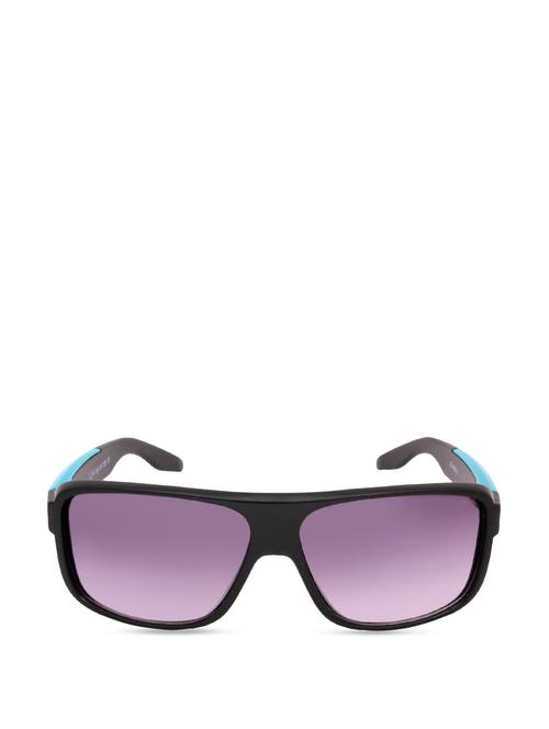 rectangular blue & black sunglasses - 853778 - Very Small Image - 1