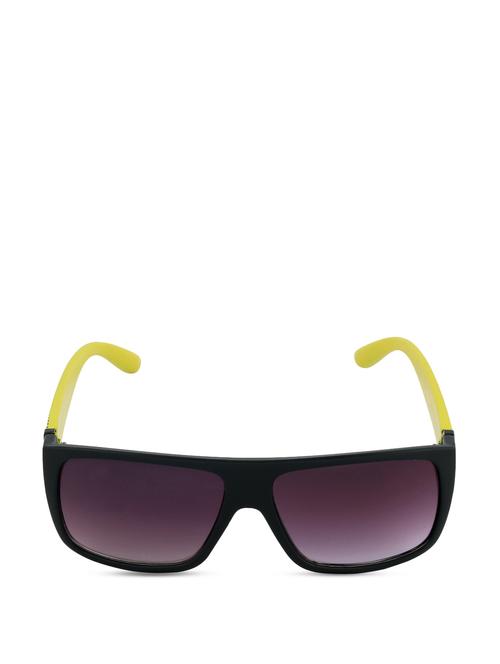 rectangular yellow-black sunglasses - 853798 - Very Small Image - 1