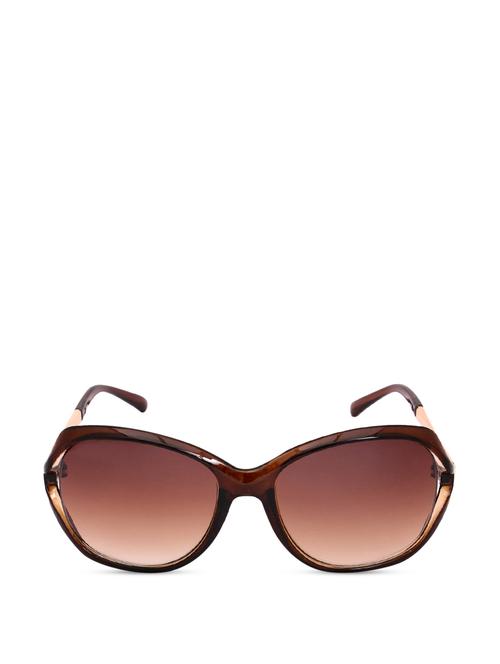 trendy oversized brown sunglasses - 853831 - Very Small Image - 1