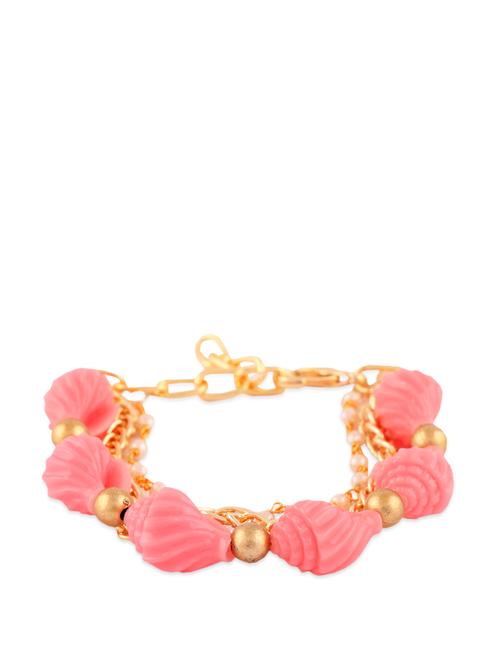 pink shell pearl bracelet - 854526 - Very Small Image - 1