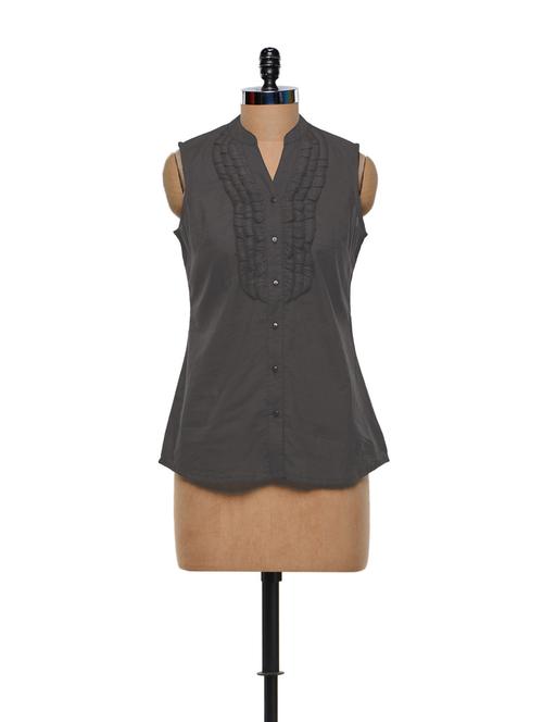 bold black cotton top - 85491 - Very Small Image - 1