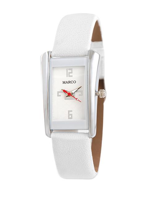casual rectangular white watch - 854962 - Very Small Image - 1