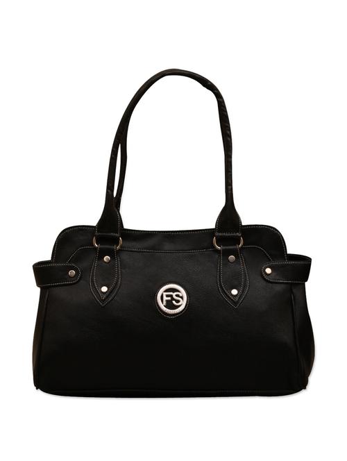 black leatherette handbag - 856749 - Very Small Image - 1