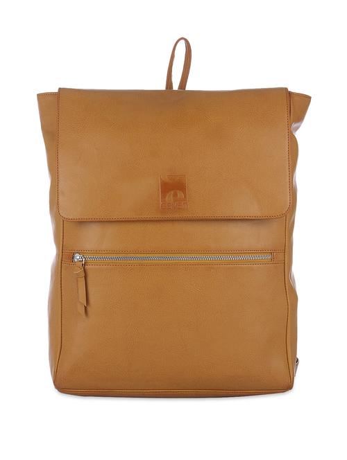 Stylish tan back-pack - 857529 - Very Small Image - 1