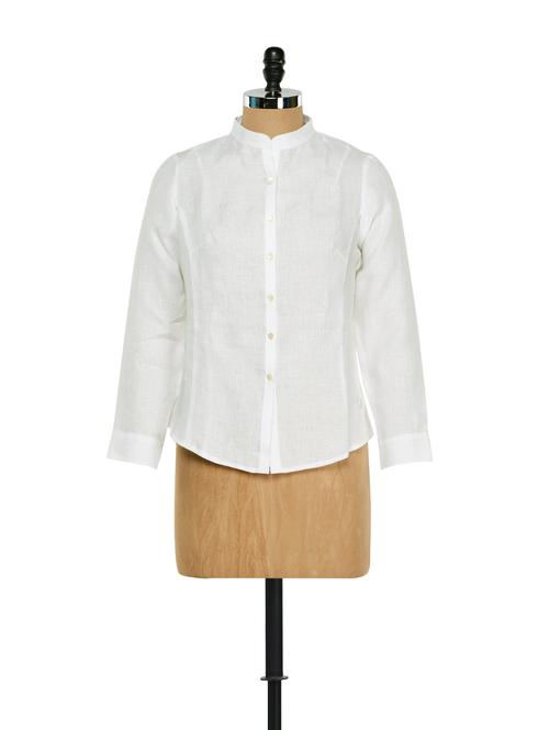 clean white linen shirt - 859503 - Very Small Image - 1