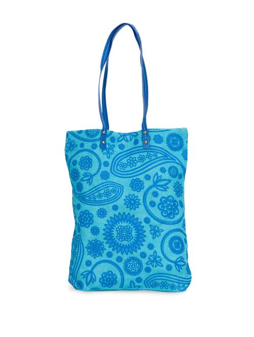 amazing blue jute shopping bag - 860860 - Very Small Image - 1