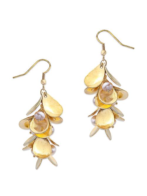 gold leaves fishhook danglers - 861052 - Very Small Image - 1
