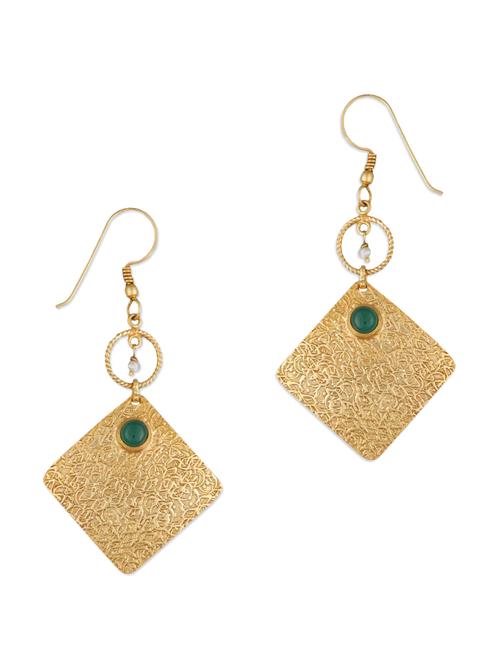 textured diamond shape danglers - 861067 - Very Small Image - 1