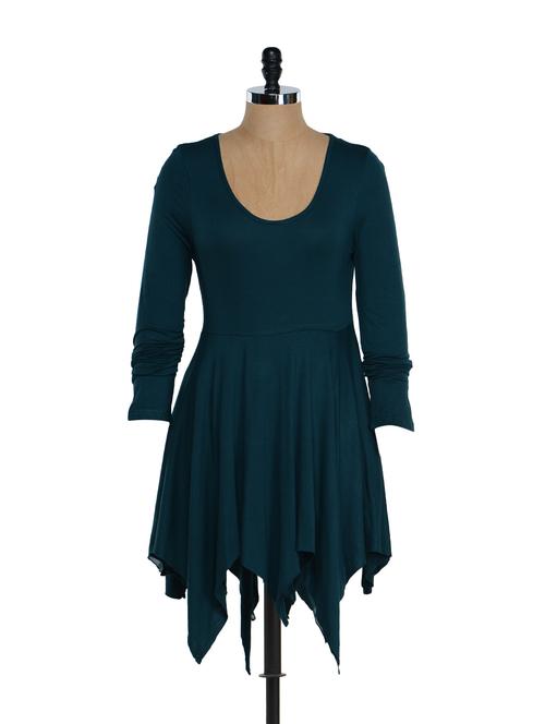 dark green asymmetrical dress - 861563 - Very Small Image - 1