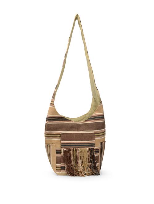 brown hobo bag with fringes - 863622 - Very Small Image - 1