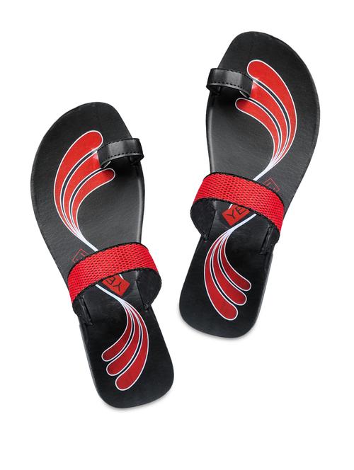Black & red ring-toed flat - 864629 - Very Small Image - 1