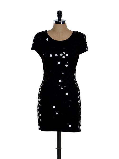 black disc sequin trendy dress - 865745 - Very Small Image - 1