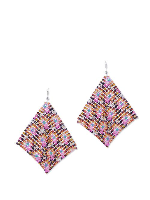 stylish multicolor patterned earrings - 865956 - Very Small Image - 1