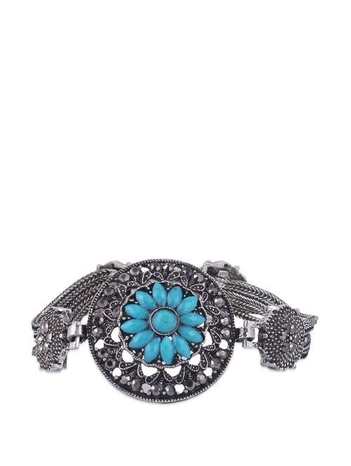 antique silver stone studded bracelet - 865974 - Very Small Image - 1