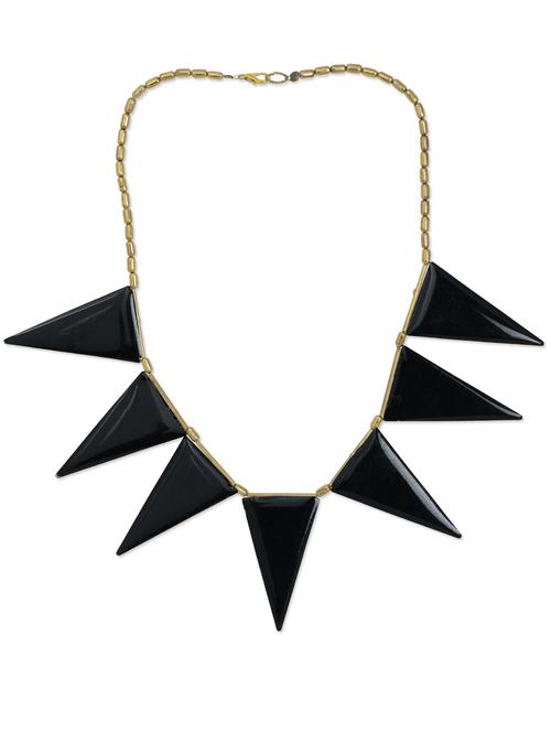 bold triangle spike necklace - 886261 - Very Small Image - 1