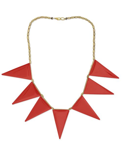bold triangle spike necklace - 886262 - Very Small Image - 1