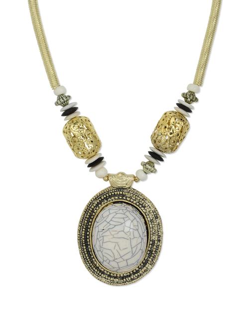 chic oval stone neckpiece - 886276 - Very Small Image - 1