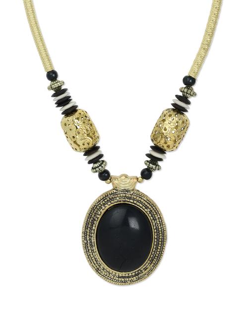 chic oval stone neckpiece - 886278 - Very Small Image - 1