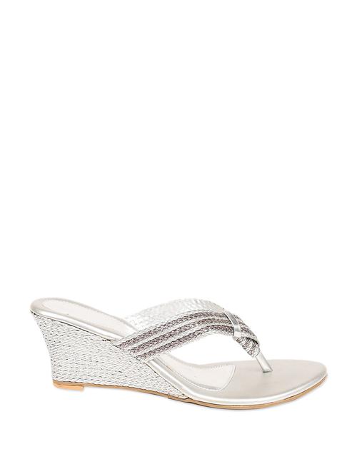 silver knotted wedge footwear - 886348 - Very Small Image - 1