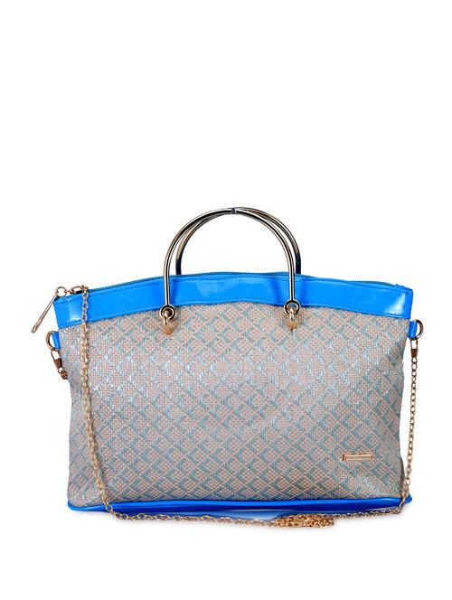 blue leatherette clutch - 886376 - Very Small Image - 1