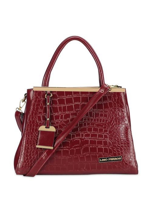 red leatherette handbag - 886410 - Very Small Image - 1