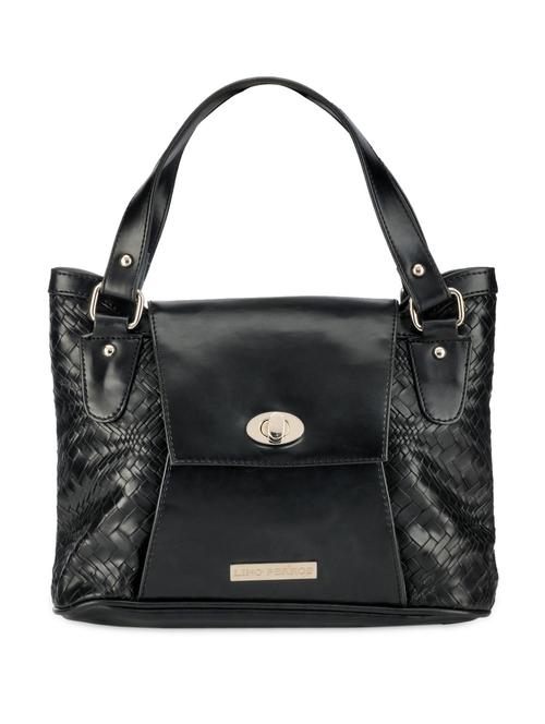 black flap lock handbag - 886451 - Very Small Image - 1