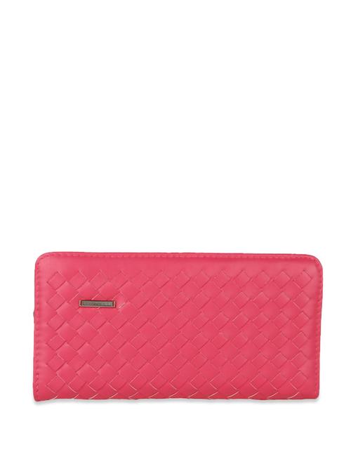 Pink Textured Purse with Multiple Compartments - 886455 - Very Small Image - 1