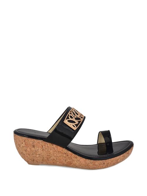 black and gold wedge heels - 888272 - Very Small Image - 1