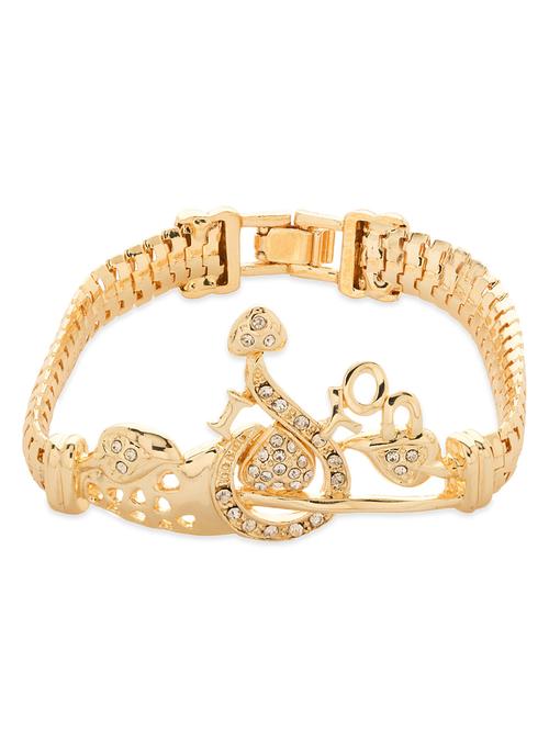Crowning Glory Gold Bracelet - 889480 - Very Small Image - 1
