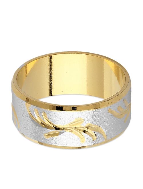 Casual Silver And Gold Ring - 890755 - Very Small Image - 1