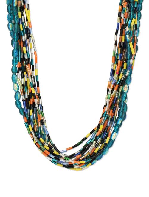 colourful multistring neckpiece - 892456 - Very Small Image - 1