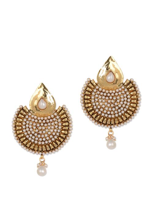 golden and white chandbalis - 893334 - Very Small Image - 1