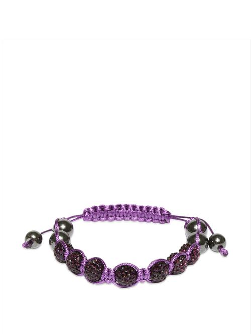 purple beaded macramã© bracelet - 894776 - Very Small Image - 1