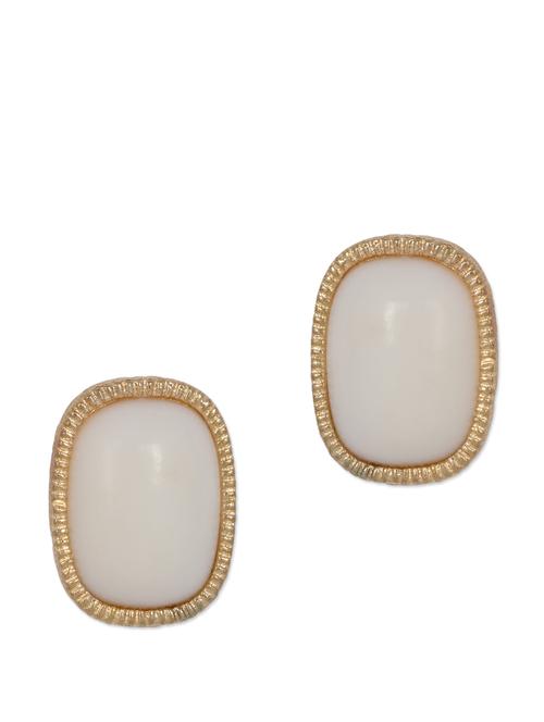 white rectangle stud earring - 895229 - Very Small Image - 1