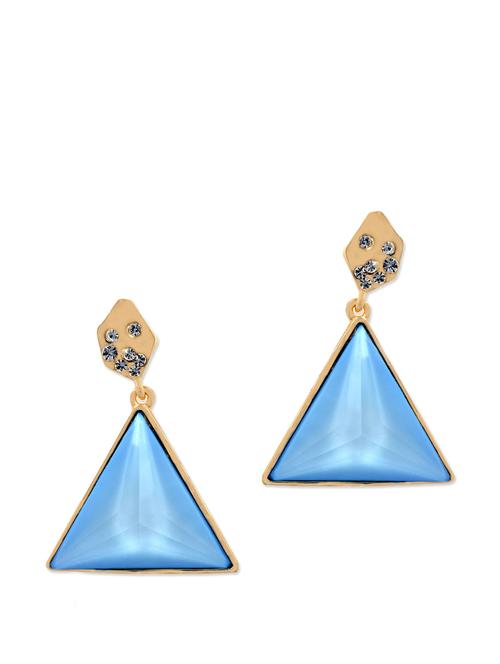 light blue pyramid shaped earrings - 895956 - Very Small Image - 1