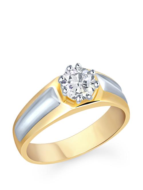 silver touch crystal studded ring - 897610 - Very Small Image - 1