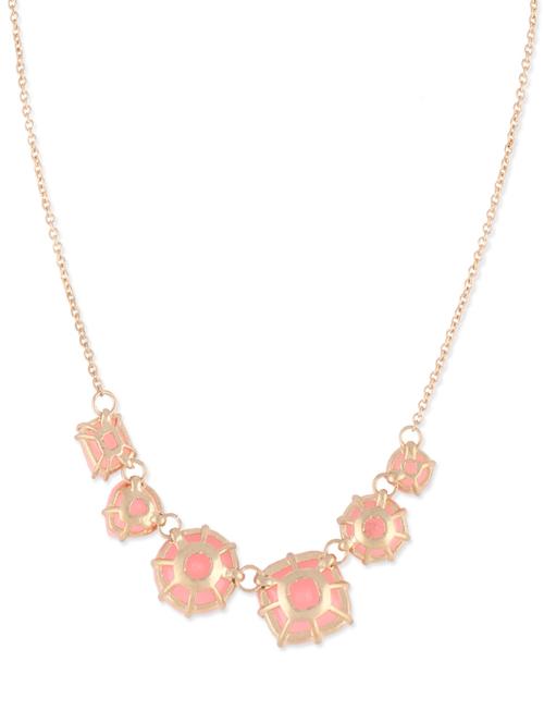 unique peach stone necklace - 898442 - Very Small Image - 1