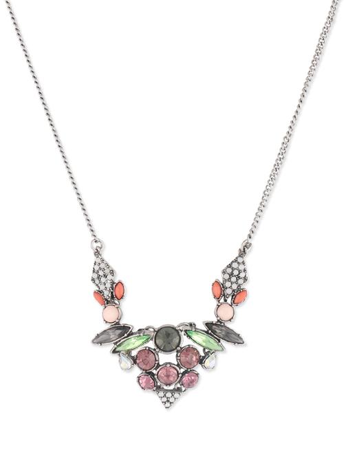 multi-coloured stone embellished necklace - 898446 - Very Small Image - 1