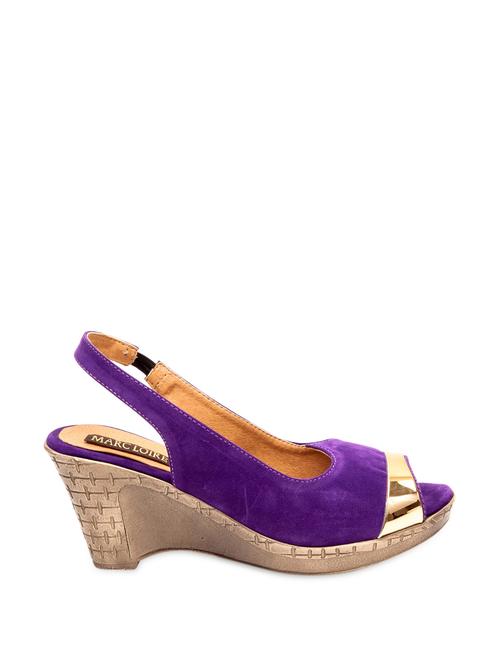 purple peep-toe wedges - 898638 - Very Small Image - 1