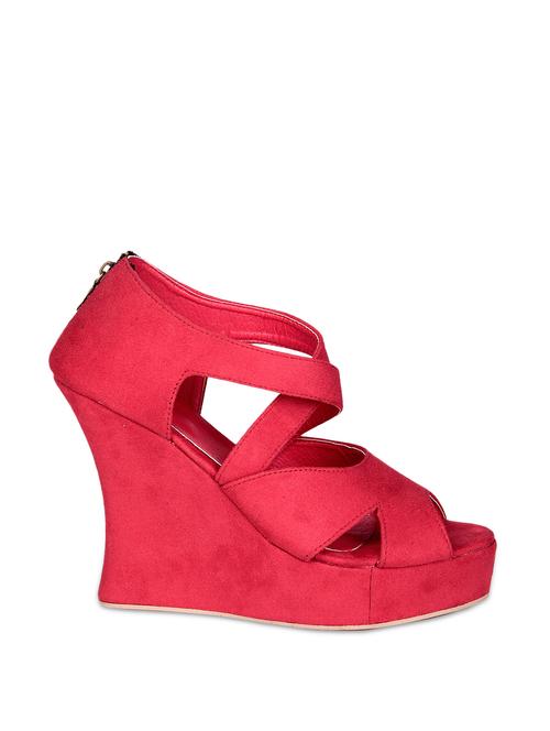 strappy red wedges - 899293 - Very Small Image - 1