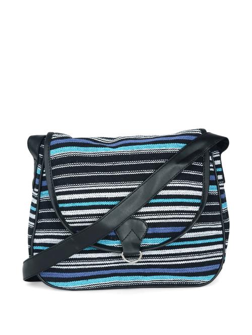 multi coloured striped sling bag - 901285 - Very Small Image - 1