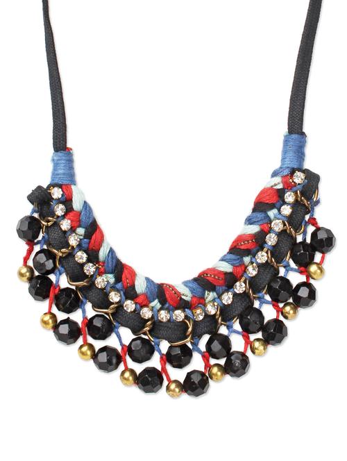 classic black beaded choker - 901686 - Very Small Image - 1