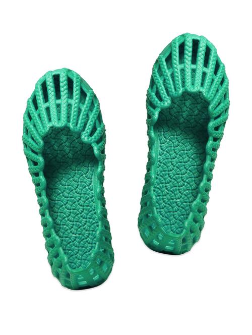 green rubber ballerinas - 902885 - Very Small Image - 1