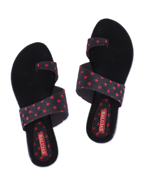black polka dotted sandals - 903340 - Very Small Image - 1