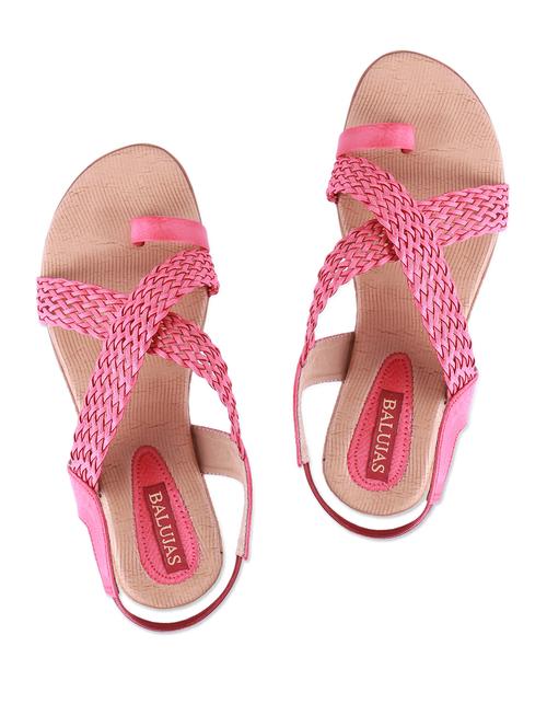 pink knotted style sandal - 903344 - Very Small Image - 1