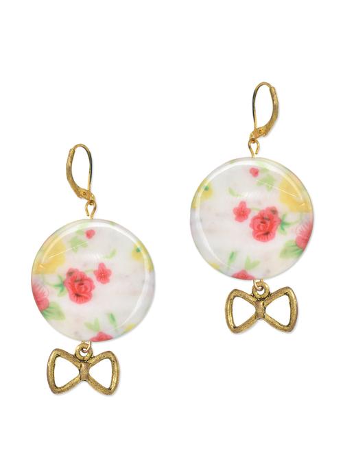 floral acrylic bow drops - 904322 - Very Small Image - 1