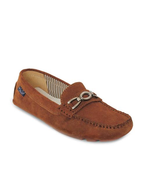 Solid brown suede loafers - 904445 - Very Small Image - 1